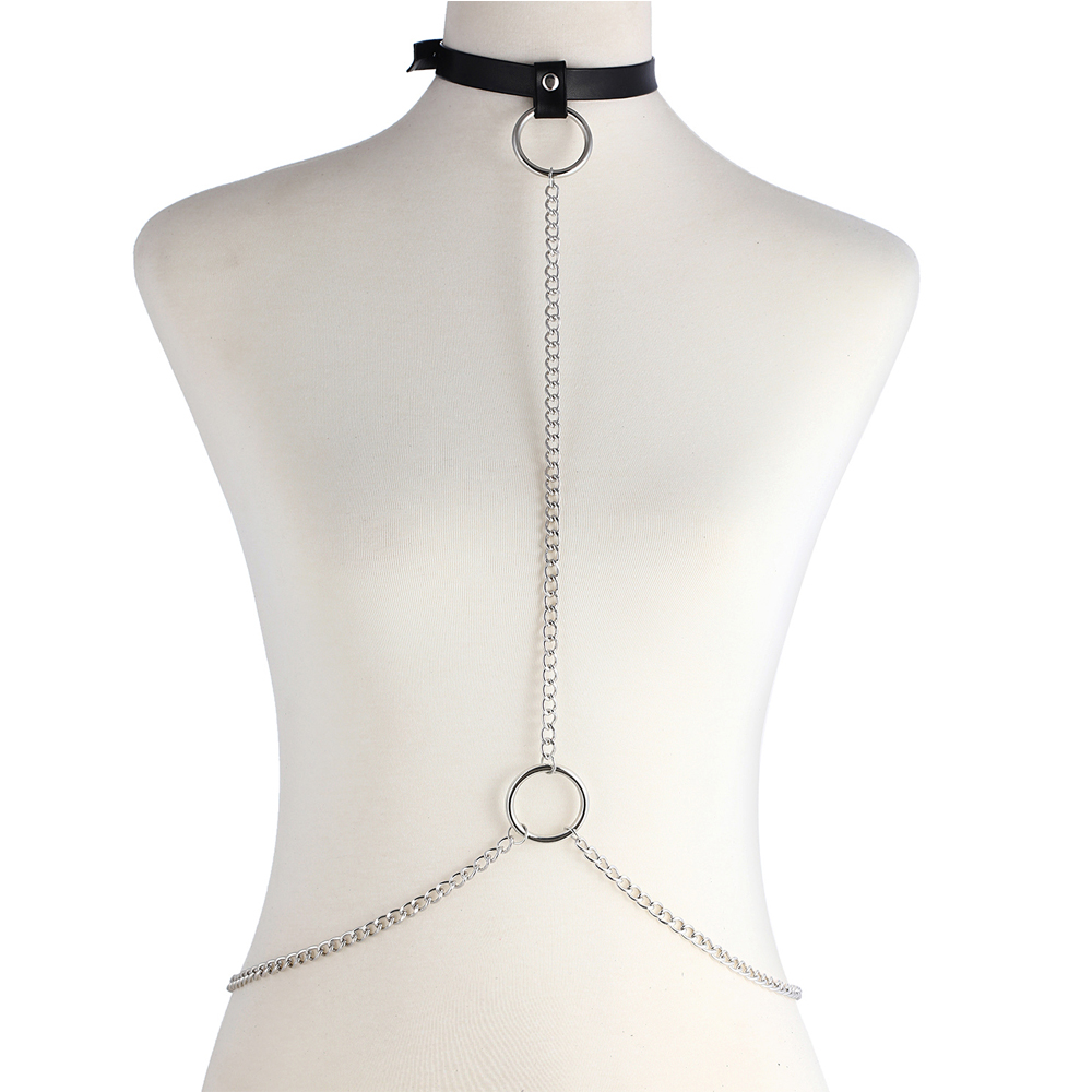 Body Jewelry Goth - Sexy Body Chain Harness Goth Chains