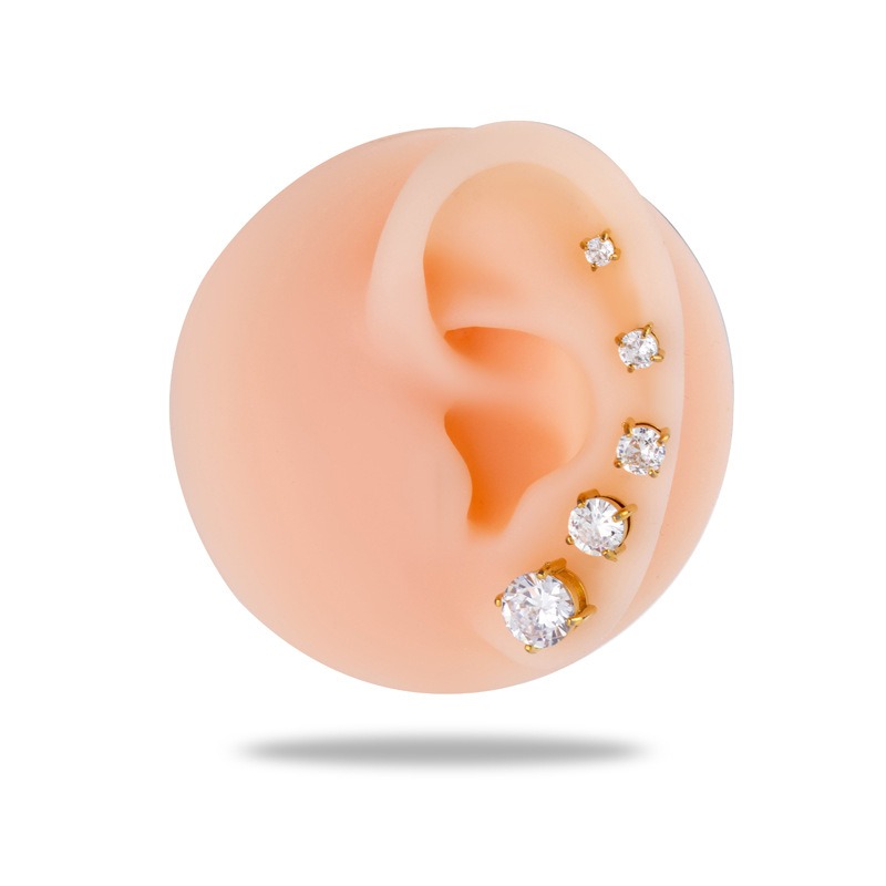 G23 Implant Grade Titanium Thr - Flat Back Labret Stud recension och pris