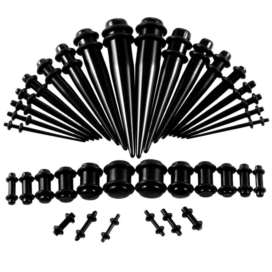 36pcs/lot Acrylic Ear Gauge Ta - Body Jewelry Gauges recension och pris