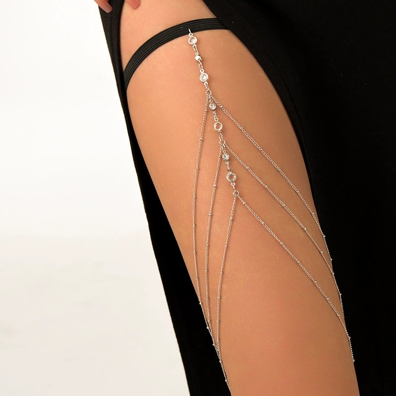 2025 New Women Bohemian Thigh  - Body Jewelry Leg Chain recension och pris