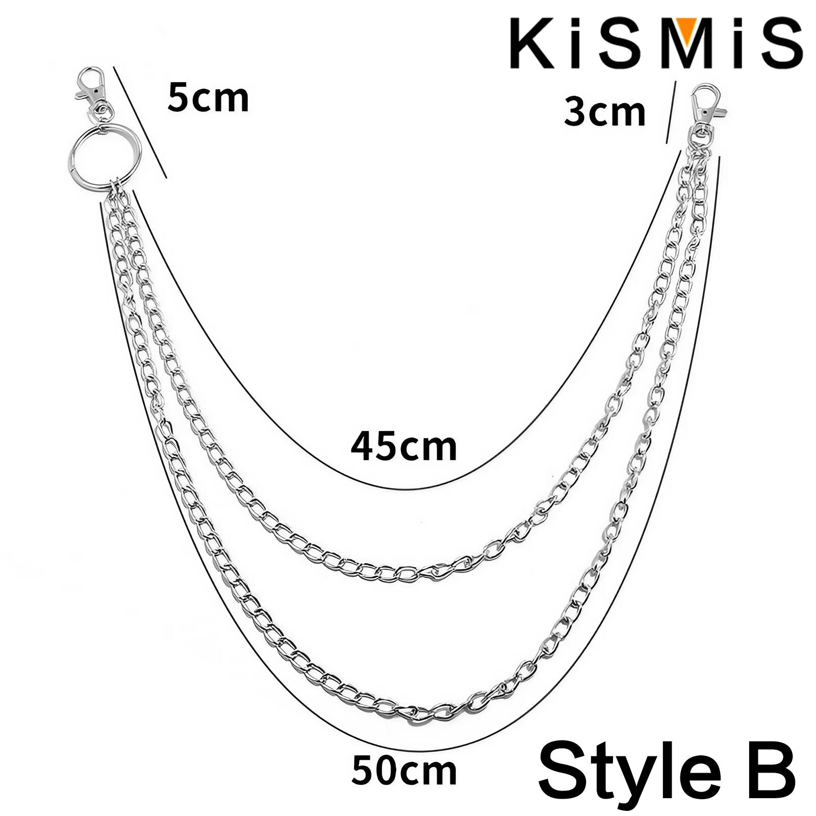 KISMIS 1PC Punk Street keychai - Body Jewelry Leg Chain recension och pris