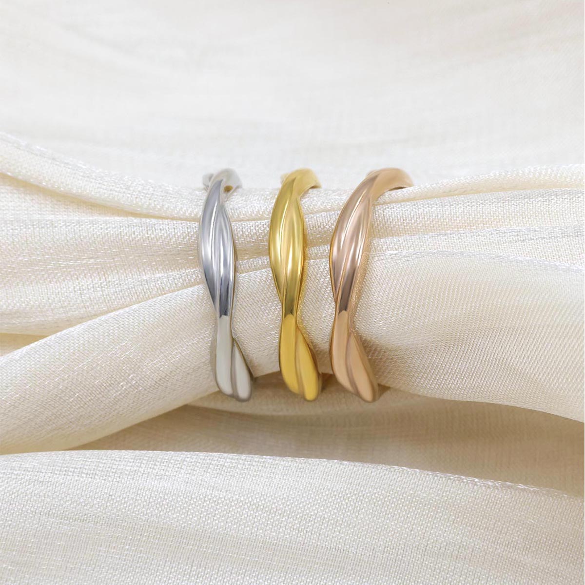 1Pc/3Pcs Simple Stainless Stee - Body Jewelry Rings recension och pris