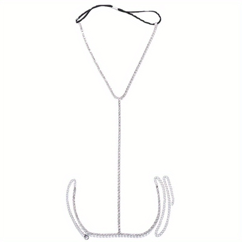 1 piece of sparkling rhineston - Body Jewelry Leg Chain recension och pris