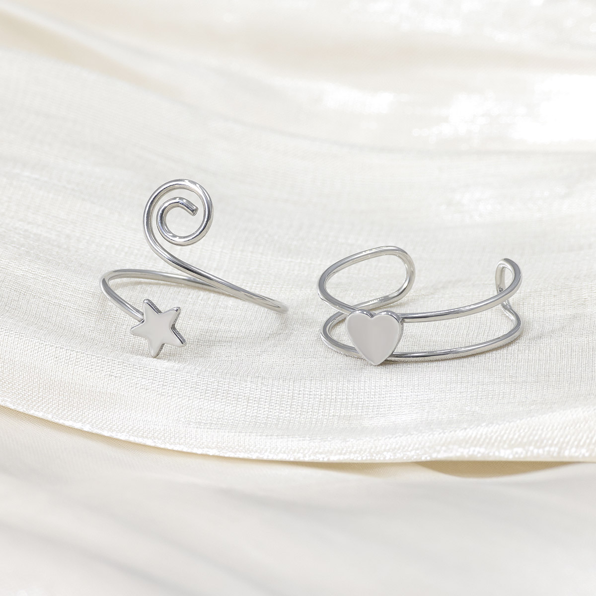 Adjustable Heart Star Toe Ring - Body Jewelry Rings recension och pris