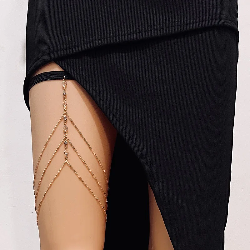 Fashion Summer Bohemian Thigh  - Body Jewelry Leg Chain recension och pris