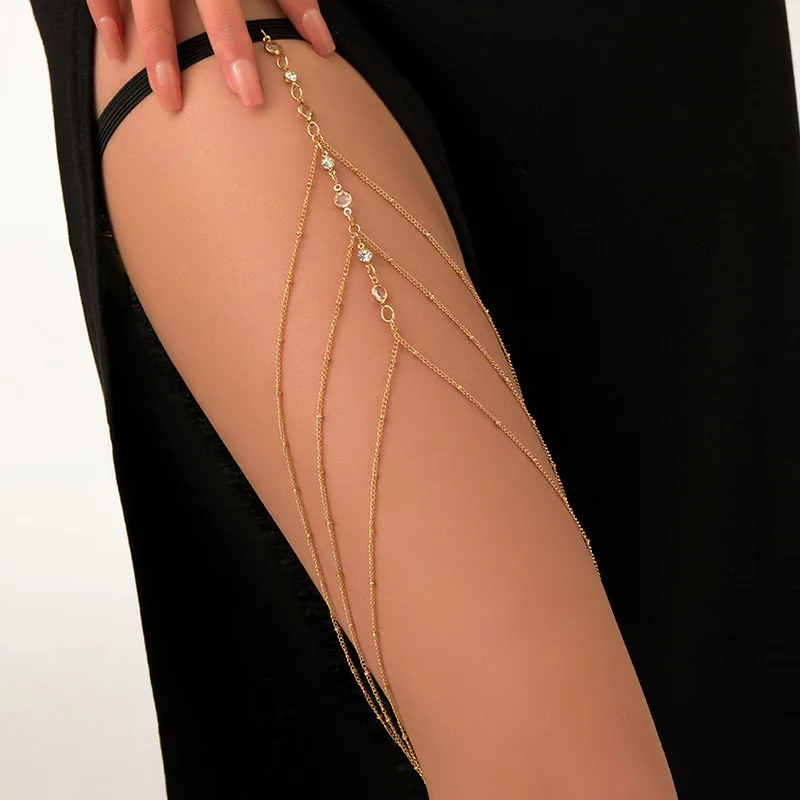 Fashion Summer Bohemian Thigh  - Body Jewelry Leg Chain recension och pris