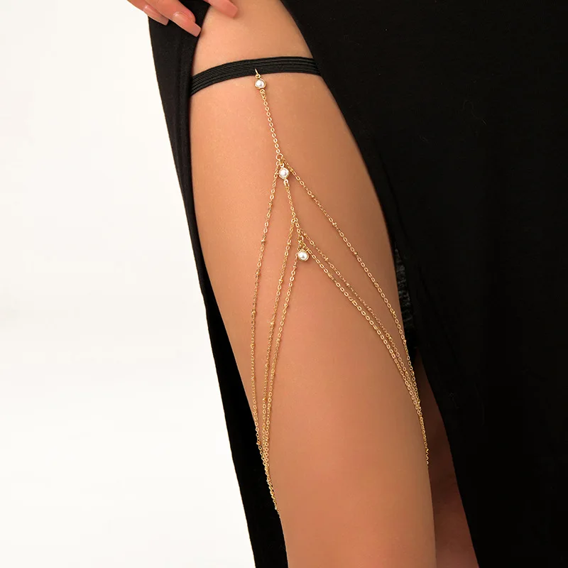 Fashion Summer Bohemian Thigh  - Body Jewelry Leg Chain recension och pris