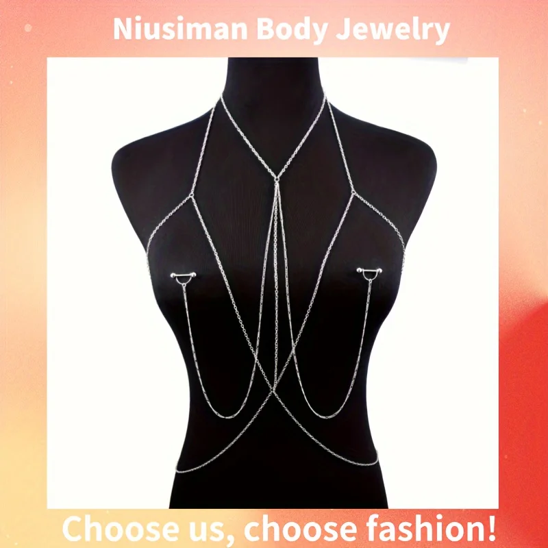 1pc  Elegant & Sexy Body Chain - Body Jewelry Rings recension och pris