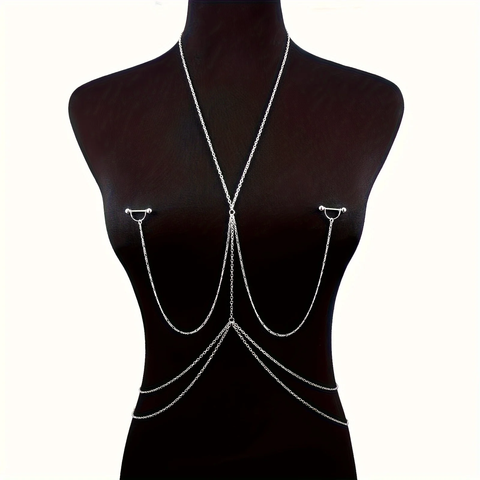 1pc  Elegant & Sexy Body Chain - Body Jewelry Rings recension och pris