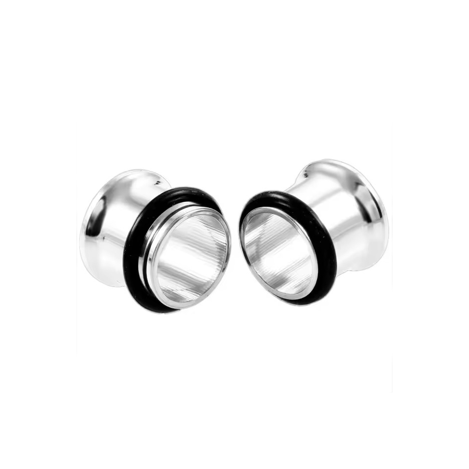 1Pair Stainless Steel Ear Plug - Body Jewelry Gauges recension och pris