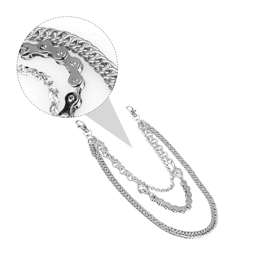 1Pcs Men's Silver Skull Pants  - Body Jewelry Ideas recension och pris
