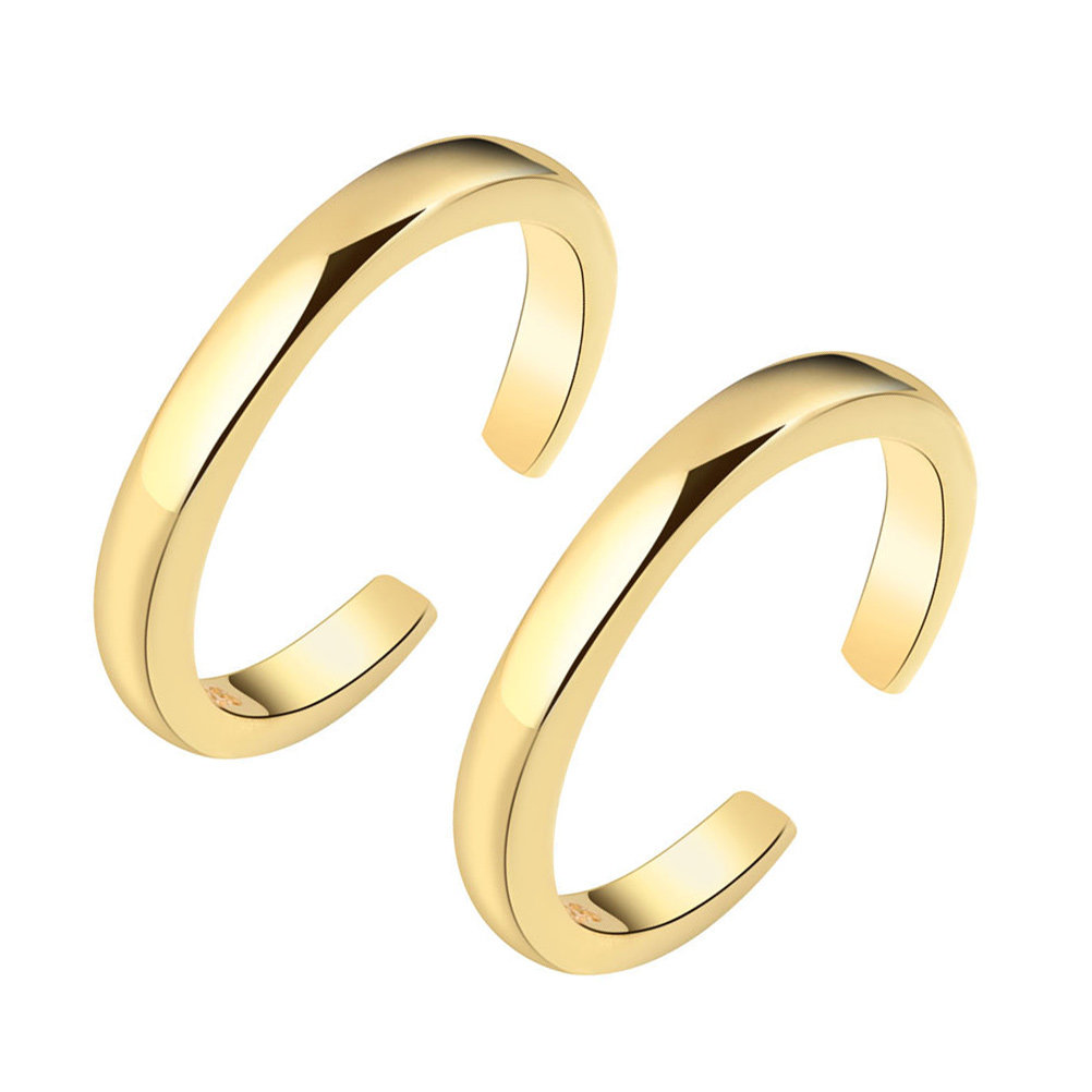 2Pcs Adjustable Open Rings for - Body Jewelry Rings recension och pris