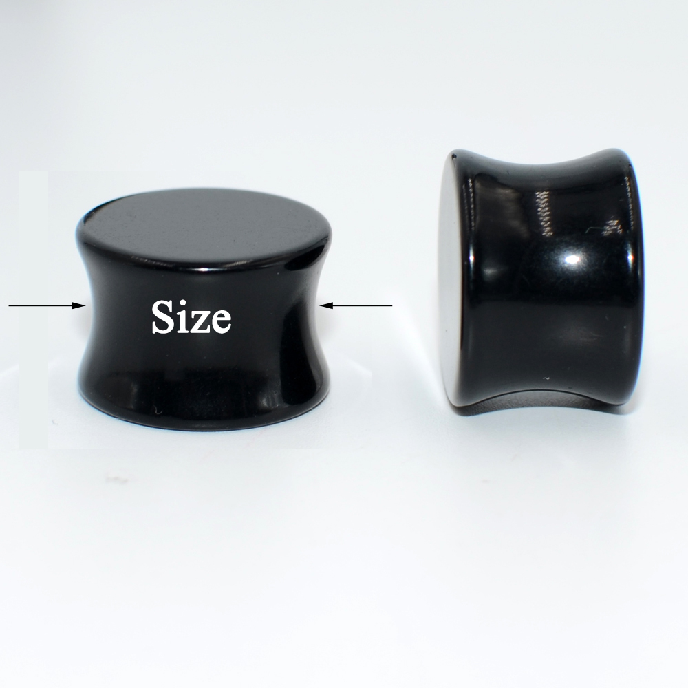 1 Pair 3mm-50mm Big Size Solid - Body Jewelry Gauges recension och pris