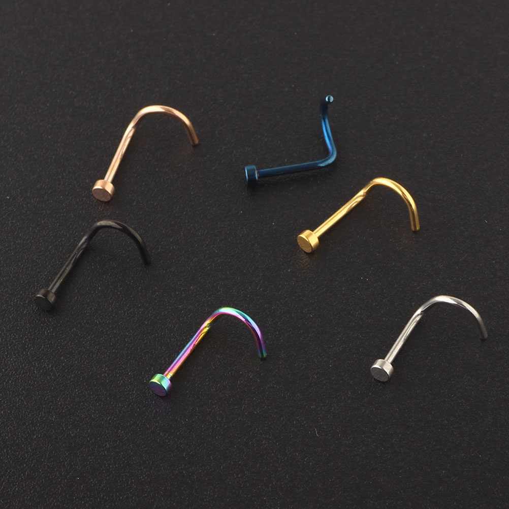6Pcs Premium Stainless Steel N - Body Jewelry Ideas recension och pris