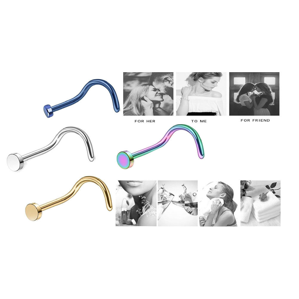 6Pcs Premium Stainless Steel N - Body Jewelry Ideas recension och pris