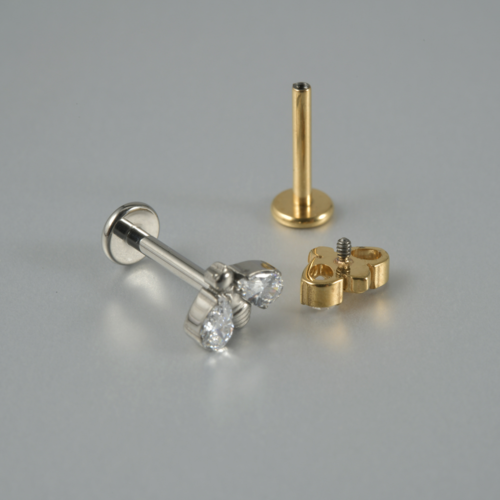 Dreamlee G23 Solid Titanium In - Flat Back Labret Stud recension och pris