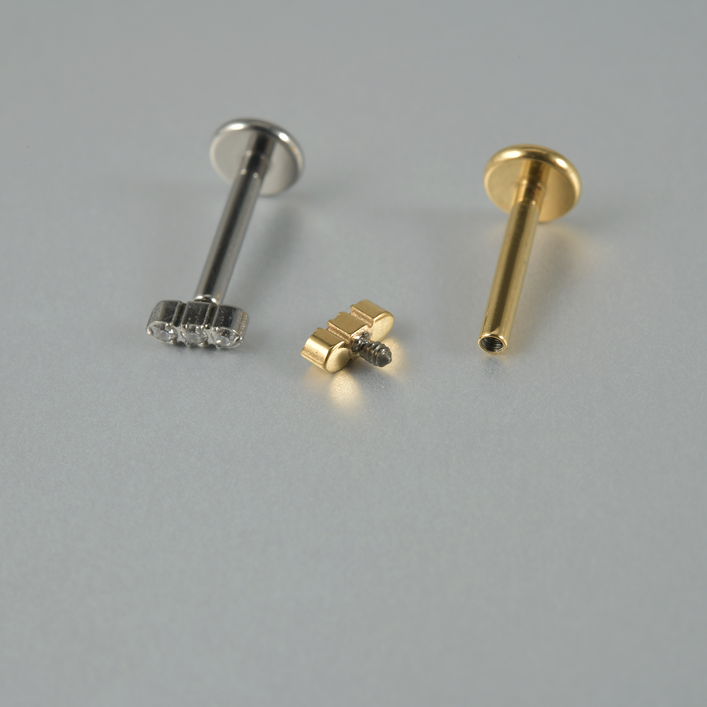Dreamlee G23 Solid Titanium In - Flat Back Labret Stud recension och pris