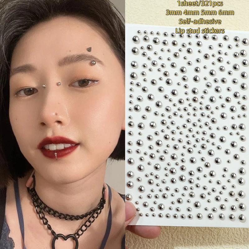 321pcs Non Piercing Lip Studs  - Body Jewelry Rings recension och pris