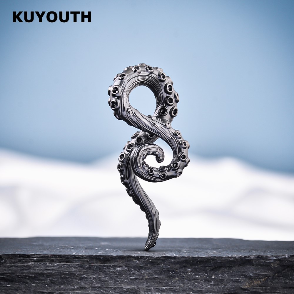 ​KUYOUTH Popular Copper Octopu - Body Jewelry Gauges recension och pris