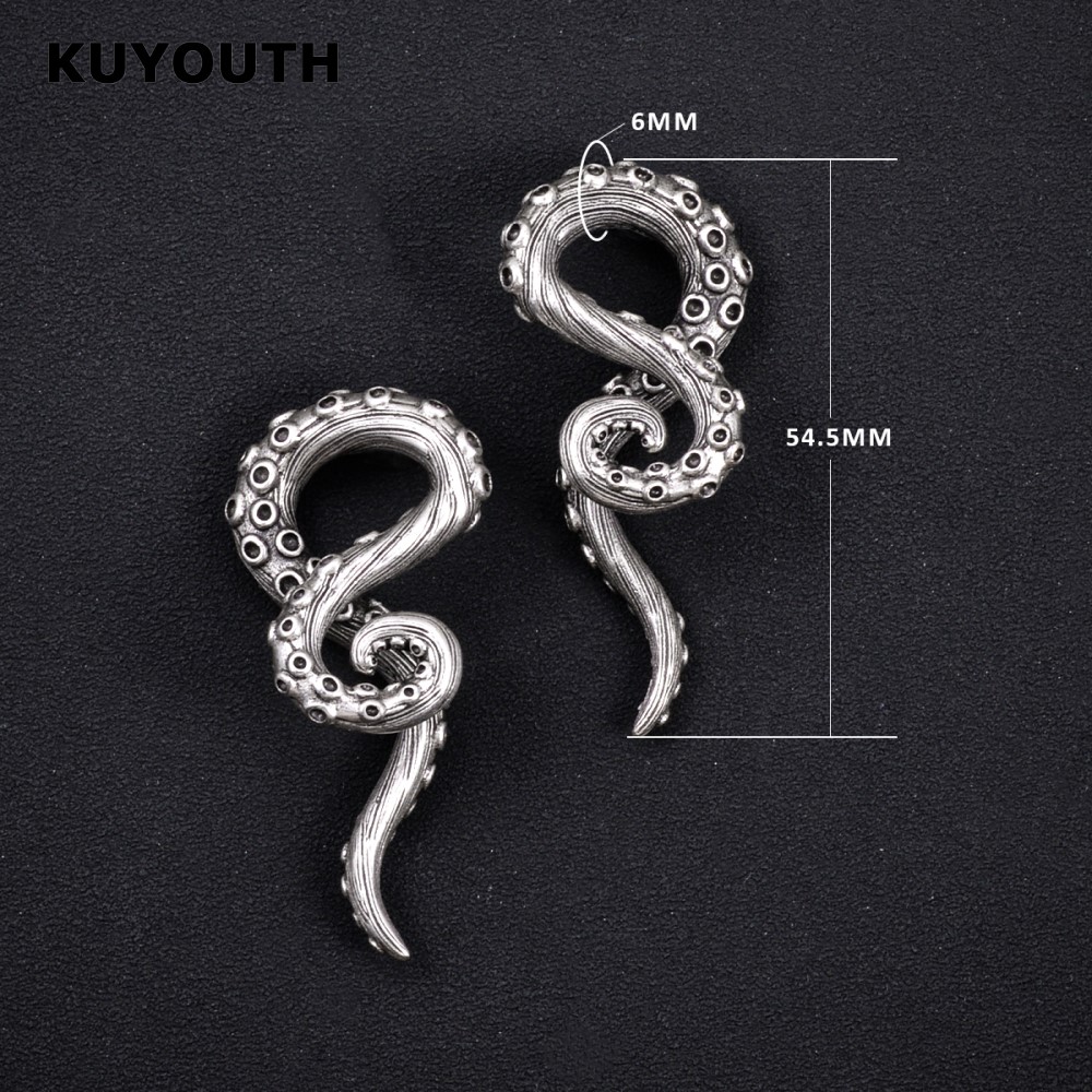 ​KUYOUTH Popular Copper Octopu - Body Jewelry Gauges recension och pris