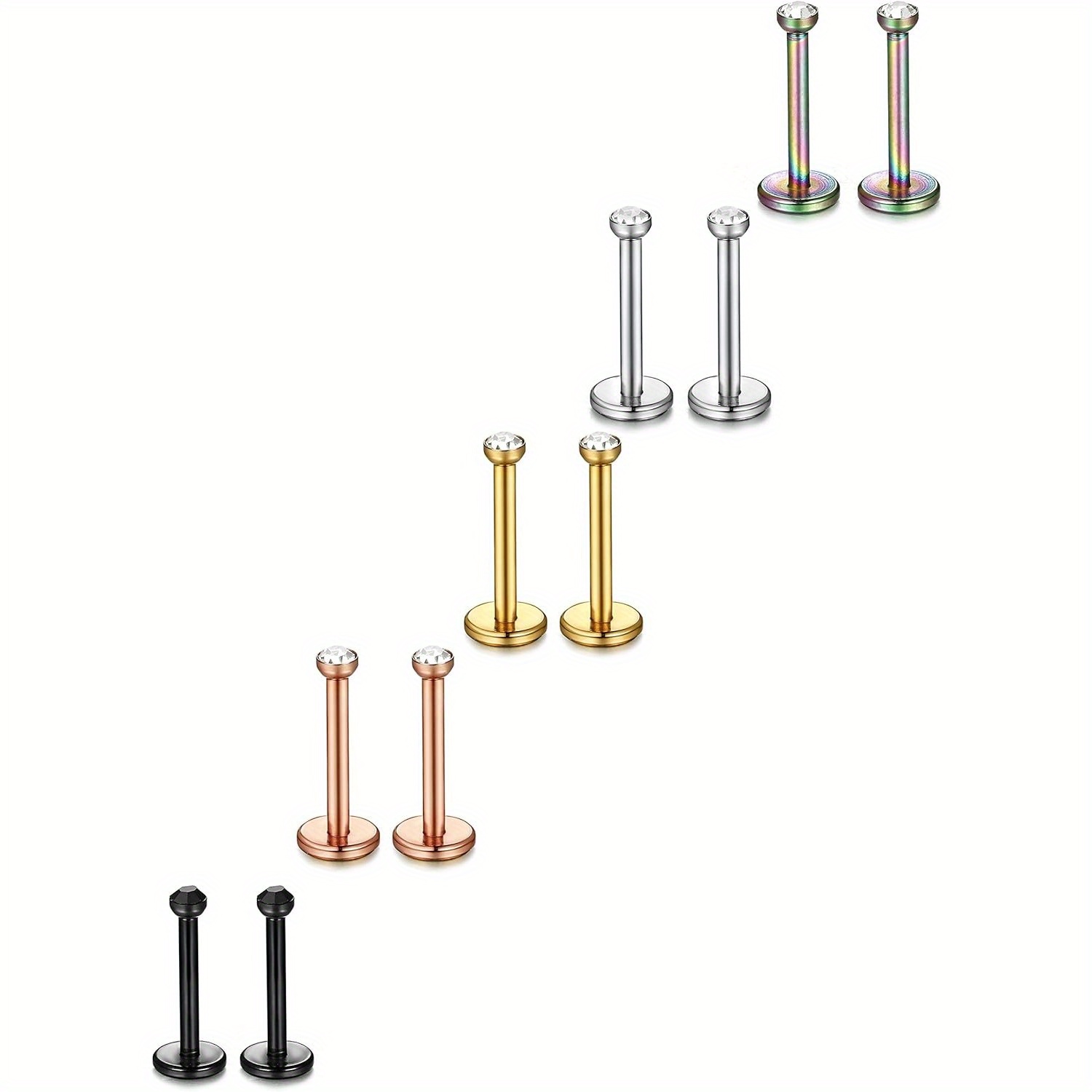 Drperfect 1PCS 18 Gauge Stainl - Body Jewelry Gauges recension och pris