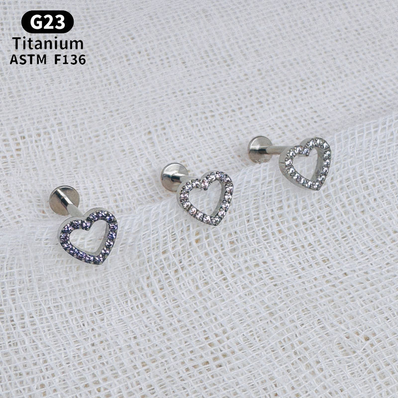 NORYAN ASTM F136 Titanium Mini - Flat Back Labret Stud recension och pris