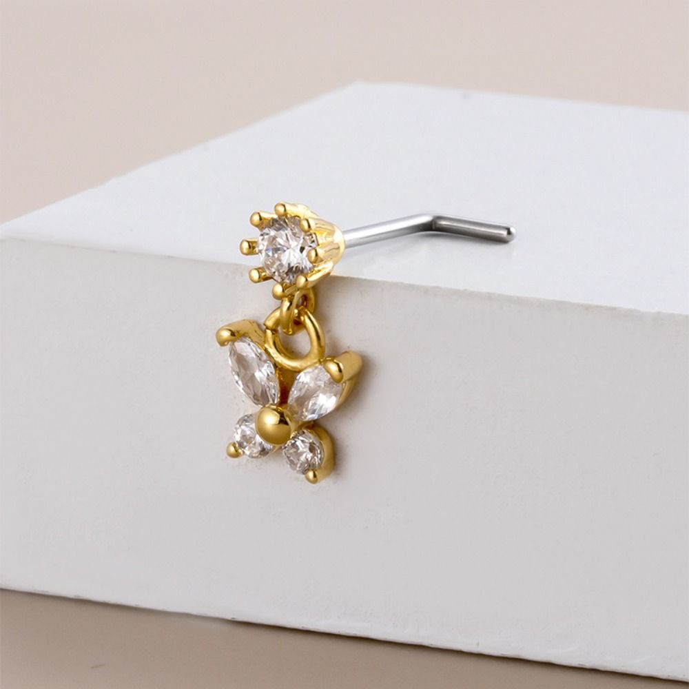 Stainless Steel Piercing Nose  - Body Jewelry Goth recension och pris
