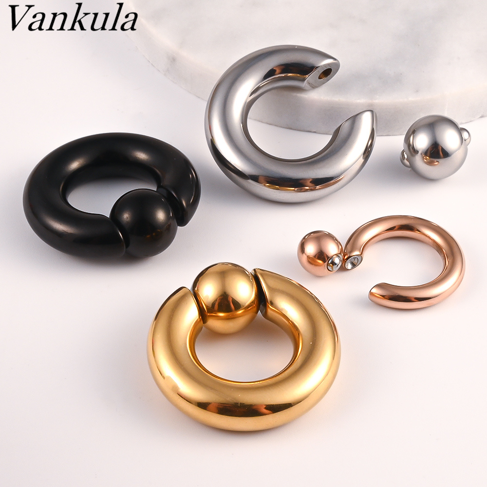 Vankula 2pcs Ear Plug Tunnels  - Body Jewelry Gauges recension och pris