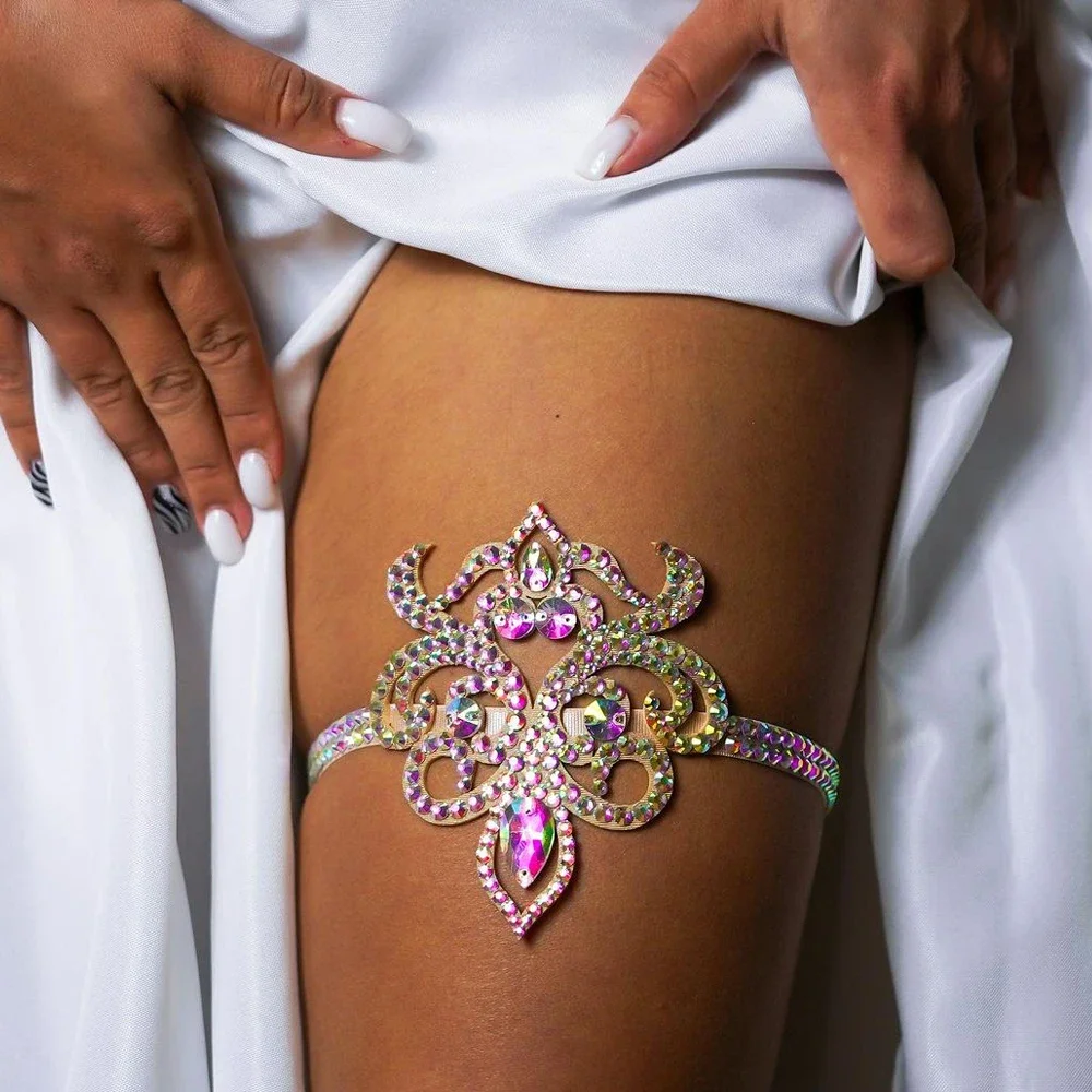 Elegant Boho Hollow Thigh Chai - Body Jewelry Leg Chain recension och pris