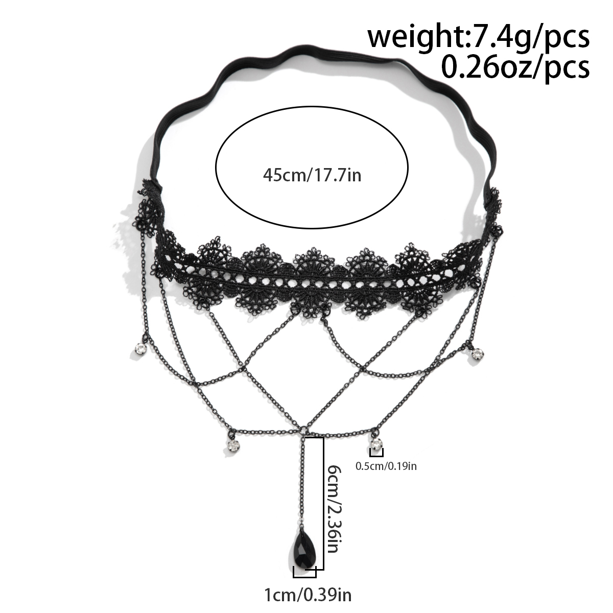 Ingemark Boho Elastic Band Bla - Body Jewelry Leg Chain recension och pris