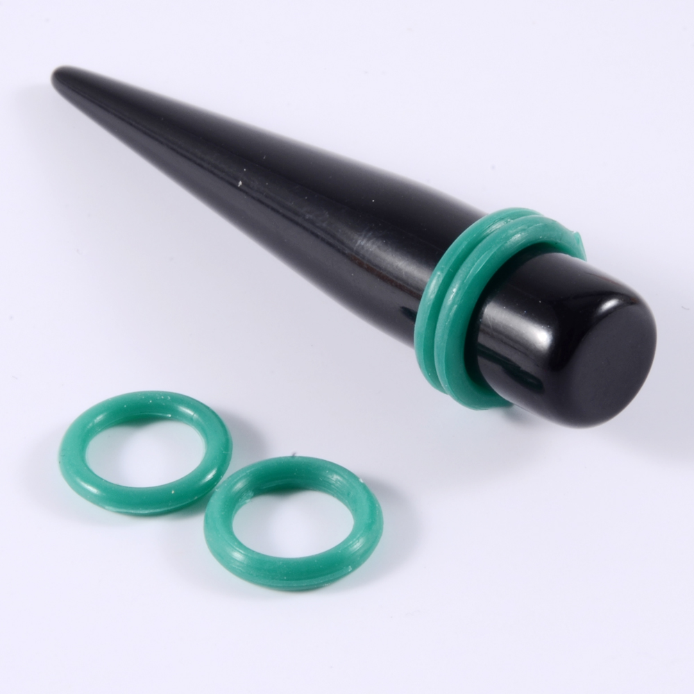 20pcs 1mm-22mm Rubber Ear Tape - Body Jewelry Gauges recension och pris