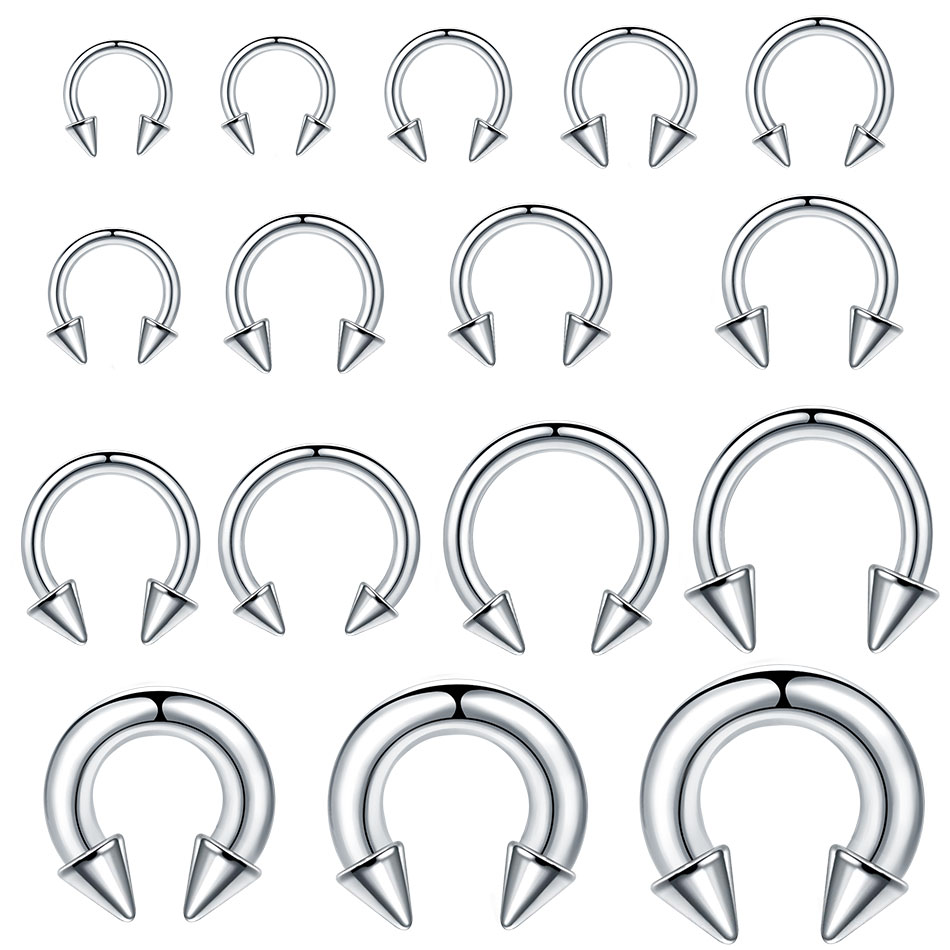 1PC Stainless Steel Big Size H - Body Jewelry Gauges recension och pris