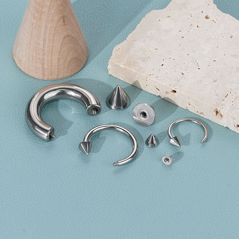 1PC Stainless Steel Big Size H - Body Jewelry Gauges recension och pris