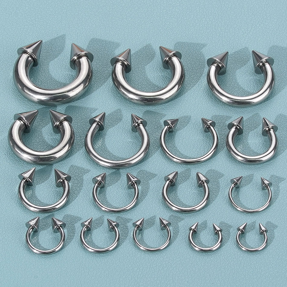 1PC Stainless Steel Big Size H - Body Jewelry Gauges recension och pris