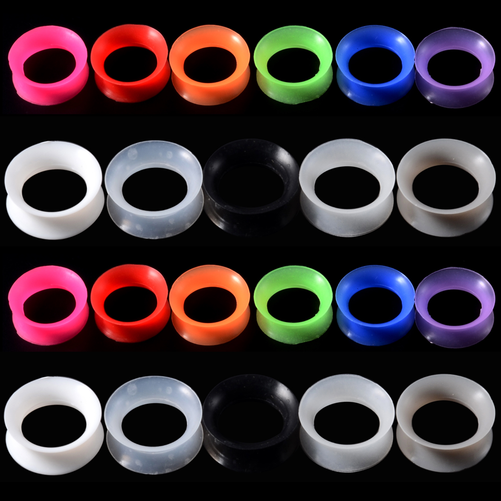 2Pcs Silicone Ear Plugs and Tu - Body Jewelry Gauges recension och pris