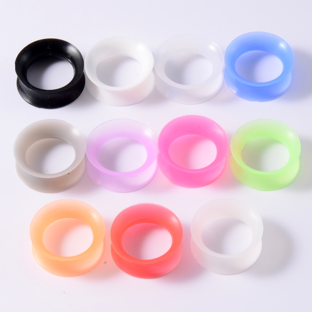 2Pcs Silicone Ear Plugs and Tu - Body Jewelry Gauges recension och pris