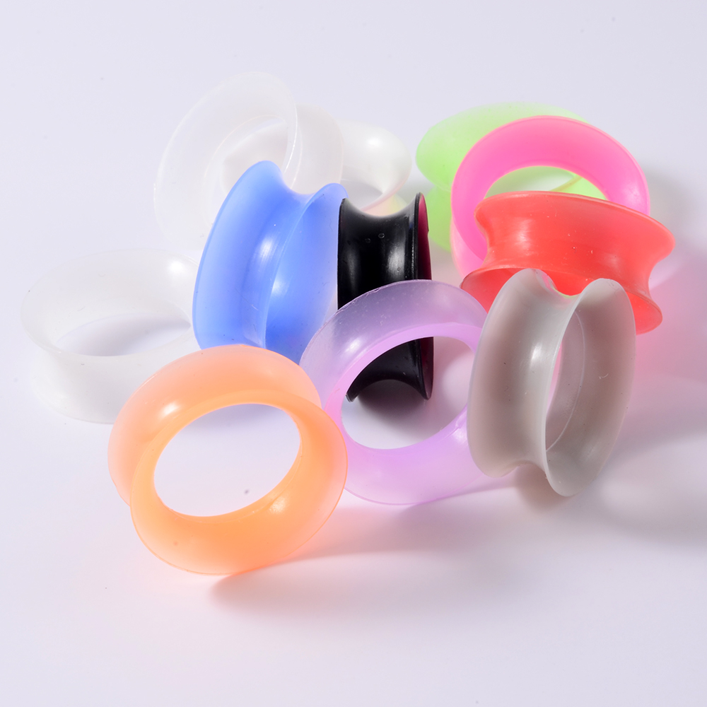 2Pcs Silicone Ear Plugs and Tu - Body Jewelry Gauges recension och pris