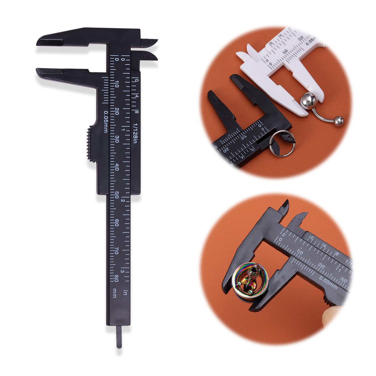 0-80mm Sliding Vernier Caliper - Body Jewelry Gauges recension och pris