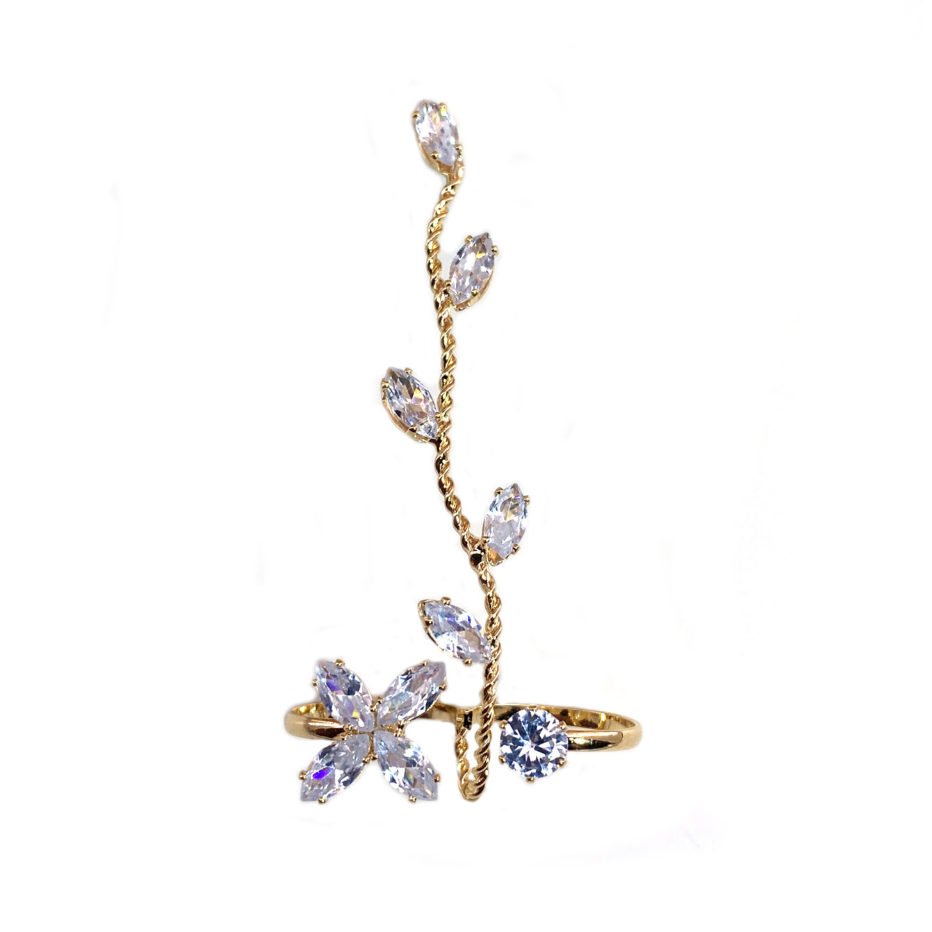 1pc Exquisite Zircon Foot Ring - Body Jewelry Rings recension och pris