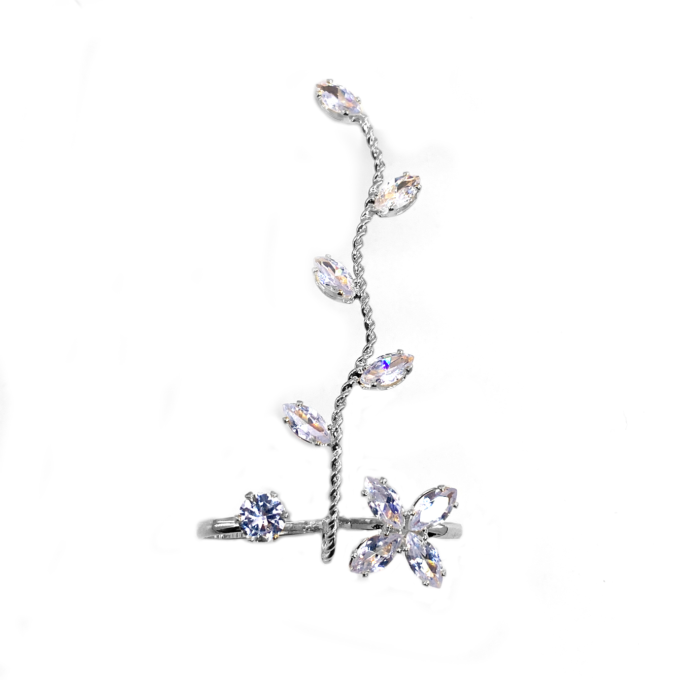 1pc Exquisite Zircon Foot Ring - Body Jewelry Rings recension och pris